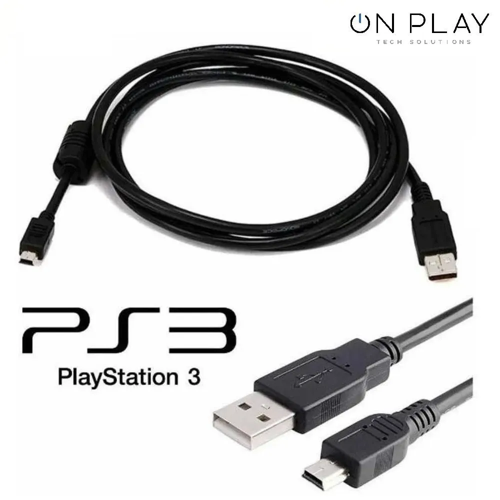 CABLE JOYSTICK PS3 DE CARGA V3 FAST CHARGE MINI USB 1.8 METRO - Imagen 2