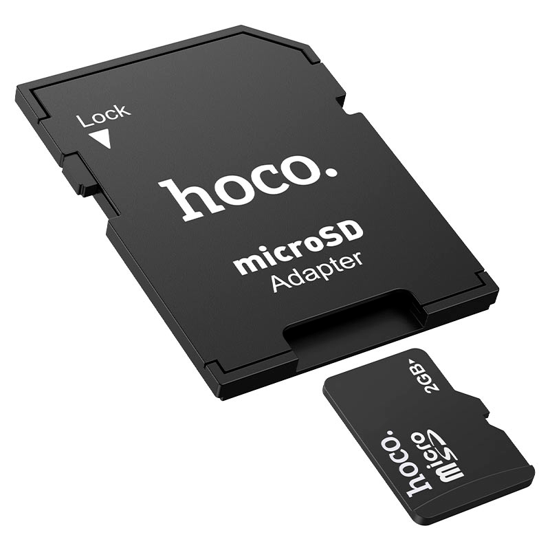 Adaptador Tarjetas Tf a SD Hoco Hb22 Negro - Imagen 3
