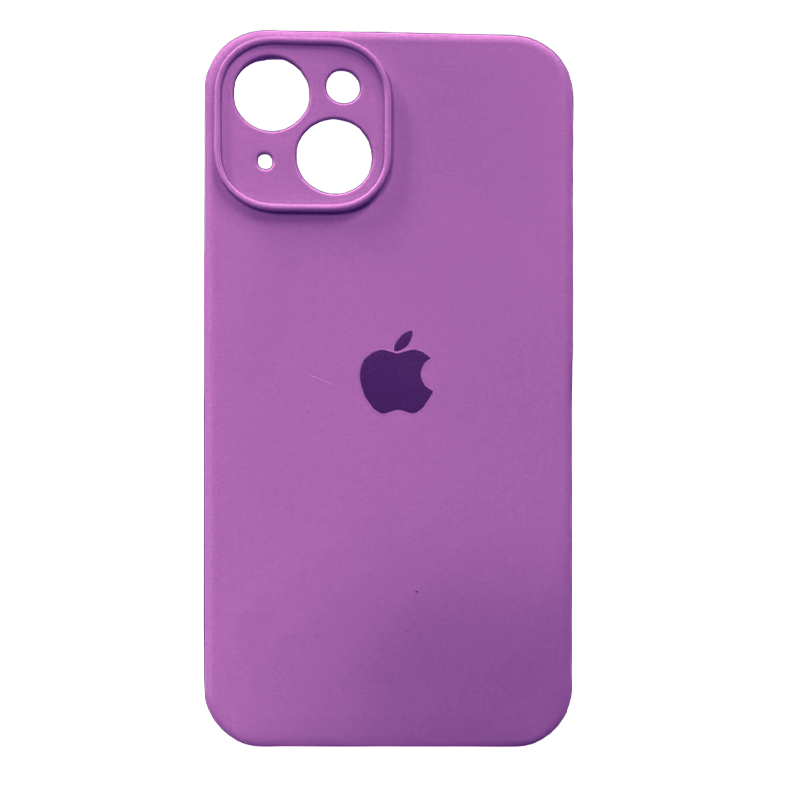 Carcasa Silicona Antideslizante Con Logo Iphone 14 Colores - Imagen 5