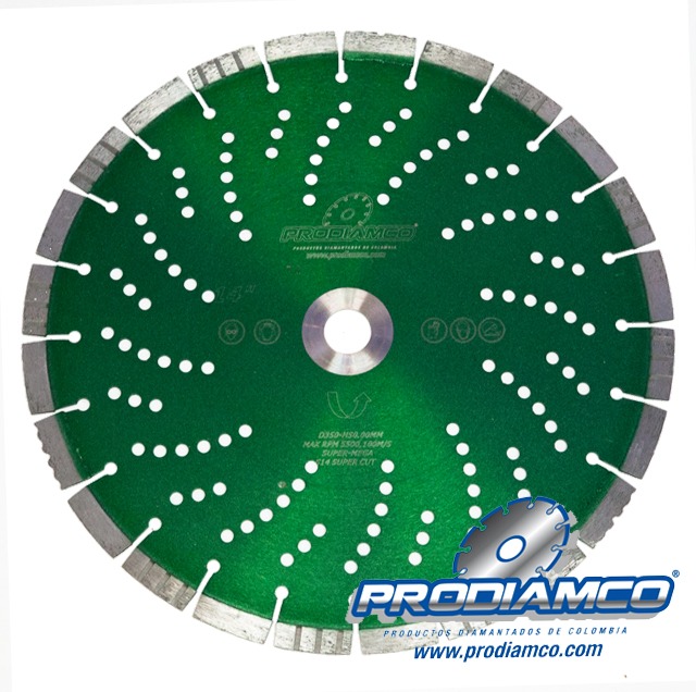 Disco Diamantado Super Cut 16″ Linea Profesional - Imagen 2